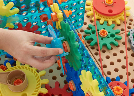 Zestaw Akcesoriów Mix Koła Zębate do Paneli Ściennych STEM 198 el. MASTERKIDZ