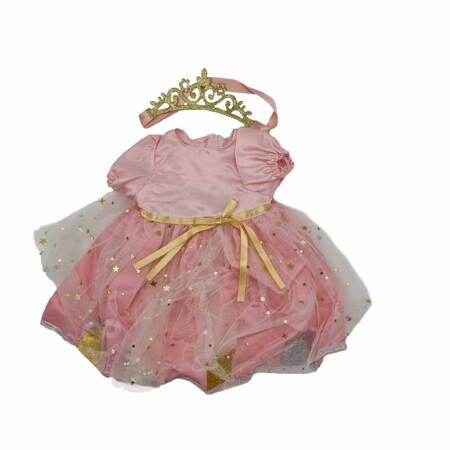  Ubranko dla Lalki Zestaw Królewny Suknia + Korona 43 cm WOOPIE