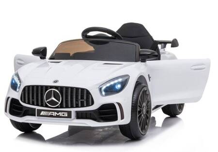 Biały Mercedes AMG GT R Auto na akumulator 