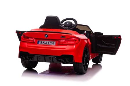 Czerwone Lakierowane  BMW M5 Auto Na Akumulator
