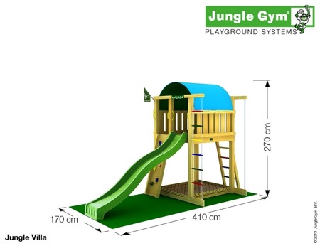 Drewniany Plac zabaw - Zestaw Jungle Gym Gutek
