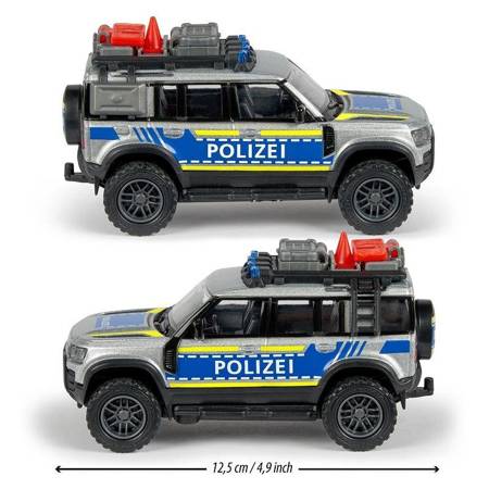 MAJORETTE Grand Land Rover Policja 12,5cm