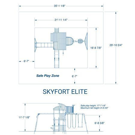 Mega Plac Zabaw Skyfort Elite 2  Backyard Discovery