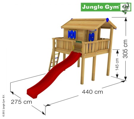 Plac Zabaw Zestaw Jungle Gym X-Grand Playhouse