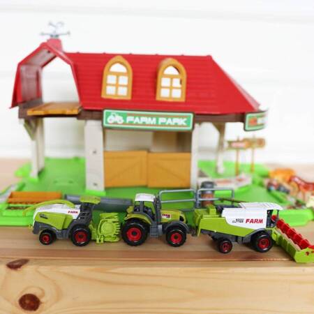 Zestaw Farma Zagroda Traktory + Figurki 42 el. WOOPIE 